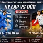 Nhận định trận đấu Hy Lạp vs Đức UEFA Nations League 2026 trực tiếp Xoilac TV
