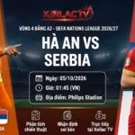Ảnh bìa nhận định, soi kèo trận đấu Hà Lan vs Serbia lúc 01h45 ngày 5/10 tại UEFA Nations League trên hệ thống Xoilac TV.